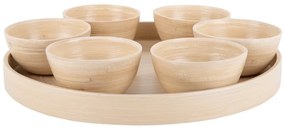 Set da portata in bambù colore naturale ø 32 cm Puro - PT LIVING