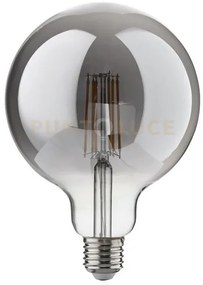 Gla302g- lampadina attacco e27 globo vetro specchiato fume' 12,5cm ...