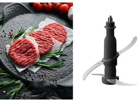 Concept RM3300 - Robot da cucina con grattugia 1000W/230V nero/acciaio inossidabile