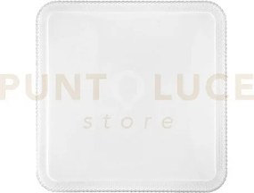 Plafoniera led pixel quadrata bianca 40w 3900lm cct 3000k 4000k 650...