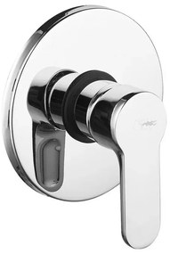 Miscelatore doccia incasso cromato in ottone Paco