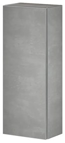 Colonna bagno sospeso H. 75 cm Master grigio cemento con anta reversibile