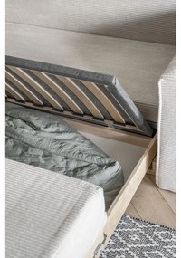 Divano letto bianco 168 cm Lucky Lucy - Miuform