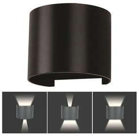 Applique da esterno LED LED/6W/230V 4000K IP65 nero