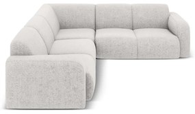 Divano angolare grigio chiaro (angolo variabile/ad L) Molino - Micadoni Home