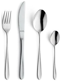 Set di posate in acciaio inox MONACO, 24 pezzi