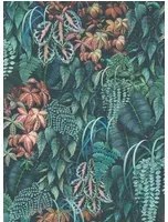 Osborne & Little Carta da parati Green Wall - Peacock