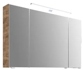 Pensile con luce PELIPAL marrone L 110 x H 70.3 x P 17 cm