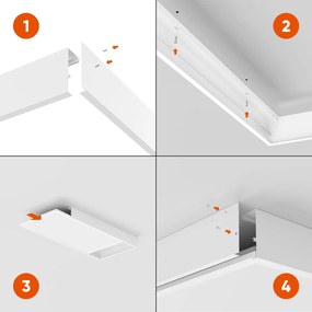 Cornice a Plafoniera per Pannello LED 60x30 cm