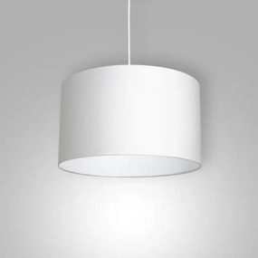 Lampadario a sospensione con filo ARDEN 1xE27/60W/230V diametro 40 cm bianco