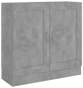 Libreria grigio cemento 82,5x30,5x80 cm in truciolato