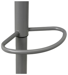 Sgabelli da bar grigi ad altezza regolabile in similpelle in set di 2 (altezza seduta 56,5 cm) - Casa Selección