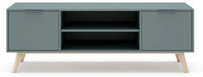 Mobile TV verde-grigio 140x53 cm Pisco - Marckeric