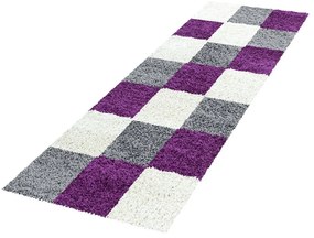 Passatoia grigio-viola 80x250 cm Life - Ayyildiz Carpets