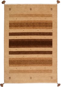 Loribaft Tappeto orientale 200 x 140 Beige (Indian) Realizzato A Mano