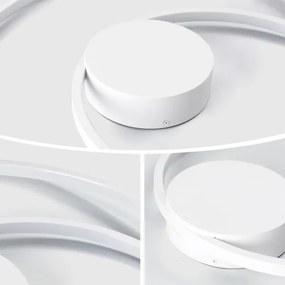 Brilagi- Plafoniera LED dimmerabile TWISTER LED/48W/230V diam. 50 cm bianco + telecomando