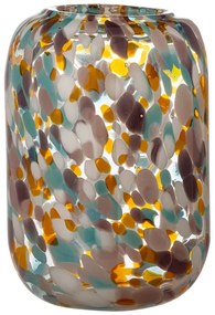 Vaso in vetro fatto a mano (altezza 18 cm) Vidia - Bloomingville