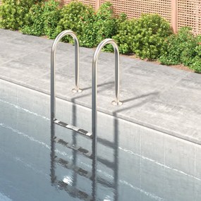 Scala Per Piscina 54x38x184,5 Cm Acciaio Inox 304 /