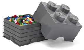 Scatola per bambini grigio scuro Square - LEGO®