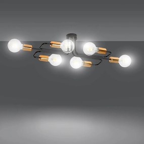 Lampadario VEKEN 6A BLACK