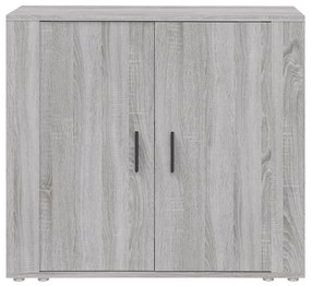 Credenza grigio sonoma 80x33x70 cm in legno multistrato