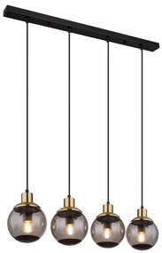 Globo 15860-4H - Lampadario a sospensione con filo POTTER 4xE27/25W/230V