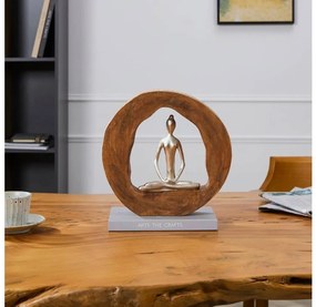 Eglo 427414 - Decorazione KEMAMAN 27,2x28,5 cm legno/resina