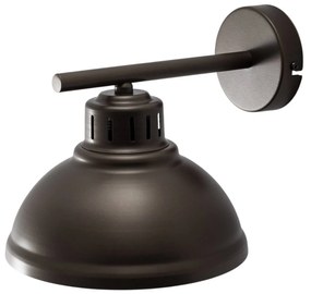 Luminex Applique Sven, titanio-oro, Ø 21 cm, acciaio