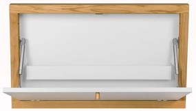 Tavolo inclinabile a parete bianco Brenta - Woodman