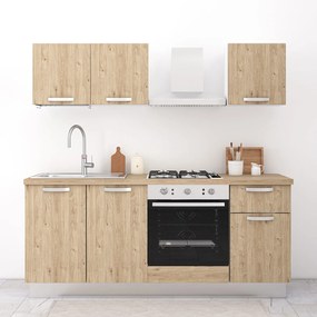 Cucina completa 195cm Athena, perfetta per arredare un appartamento, B&amp;B o un Hotel