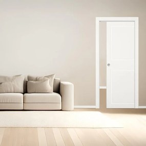 Porta scorrevole Style bianco L 70 x H 210 cm reversibile