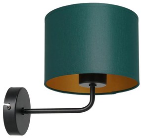 Lampada da parete ARDEN 1xE27/60W/230V verde/oro