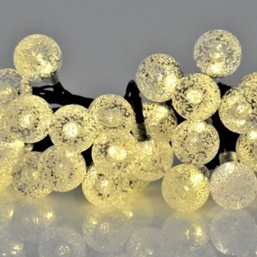 Catena LED solare 30xLED/8 funzioni 300 mAh 4,9m IP44 bianco caldo