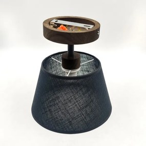 Brilagi - Lampadario LED ANTHONY 1xE14/60W/230V rovere/noce/nero