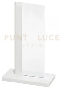 Lampada da tavolo in metallo verniciato bianco ghost 6859 b ct