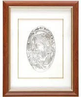 Quadro icona Madonna con bambino con argento Miro Silver, 52x66 cm