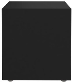 Mobile porta tv 4 pz nero 37x35x37 cm in truciolato