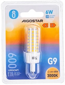 Lampadina LED G9/6W/230V 3000K - Aigostar