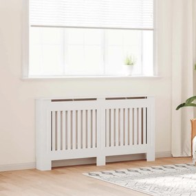 Armadietto Copritermosifone İn Mdf Bianco 152 Cm /