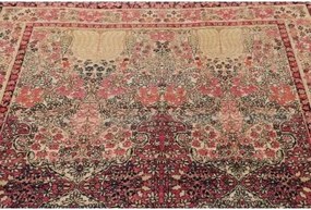 Antik Floreale Rosso Scuro Avorio 138x206 Cm