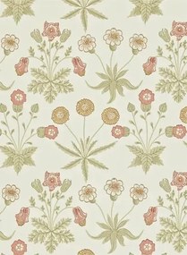 Tapete Daisy von Morris & Co. - Coral/ Manilla