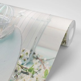 Carta da parati – Natura morta romantica in stile vintage