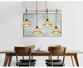 Globo 15442-4H - Lampadario su filo REX 4xE27/60W/230V