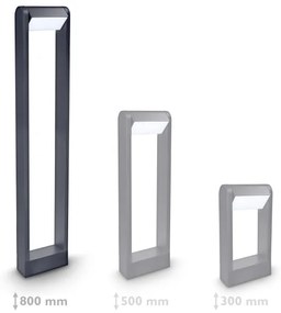 Brilagi - Lampada LED da esterno CROTONE LED/7W/230V antracite IP54 80 cm