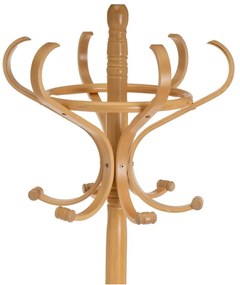 Appendiabiti in legno di pioppo in colore naturale Thonet - Casa Selección