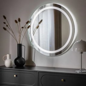 Zuma Line D2338-80-LED Specchio da bagno dimmerabile 36W/230V 3000/4000/6000K Ø 80 cm IP44