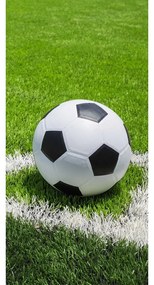 Asciugamano per bambini verde in cotone 70x140 cm Football – Jerry Fabrics