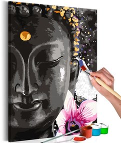 Quadro fai da te Buddha and Flower