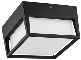 Prezent 31311 - Plafoniera LED da esterno GEST LED/9W/230V IP44 nero