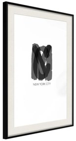 Poster  NYC  Cornice Quadri Cornice nera con pass-partout, Larghezza x Altezza Home decor 30x45